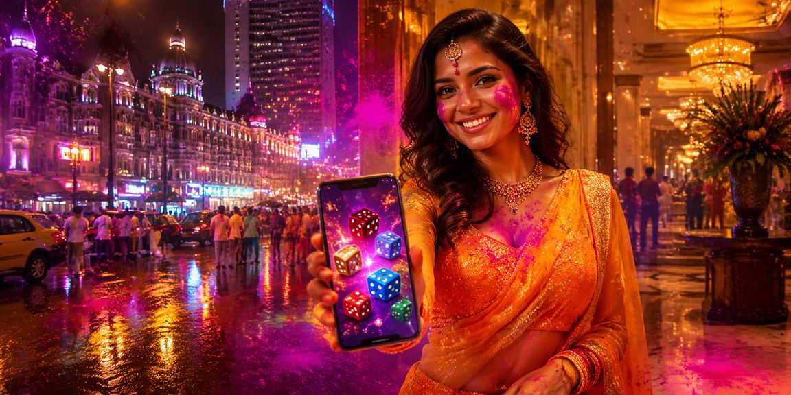 Festival atmosphere with dice game players